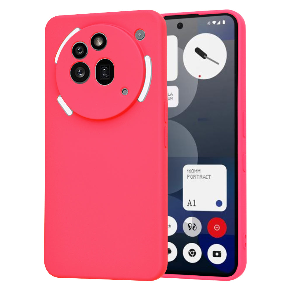 Case for Nothing Phone (3a) Pro, Techsuit, SoftFlex, Dark Pink