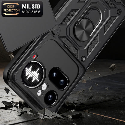 Case for Nothing Phone (4a) Pro, Techsuit, CamShield, Black