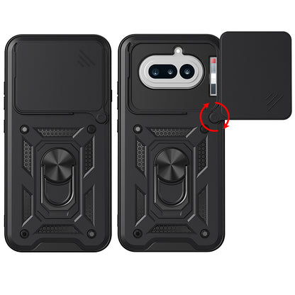 Case for Nothing Phone (4a), Techsuit, CamShield, Black