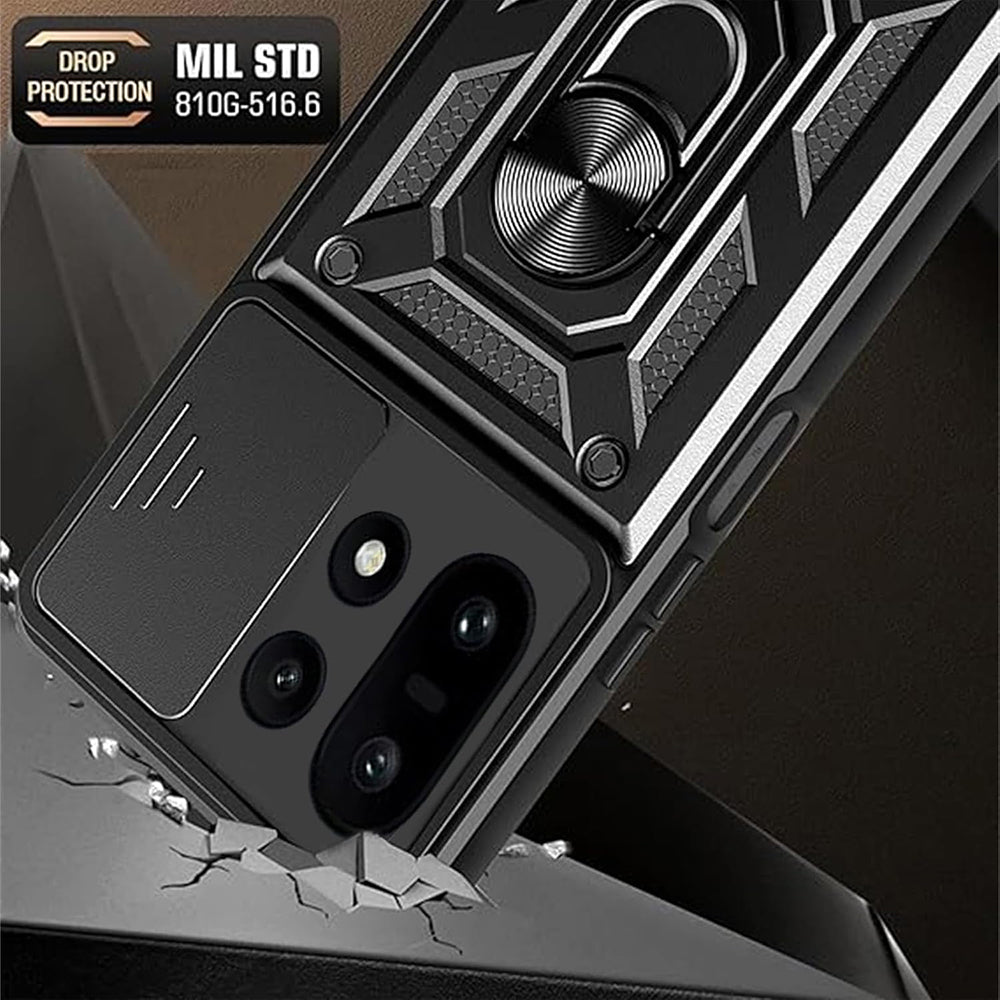 Case for OnePlus 15, Techsuit, CamShield, Black