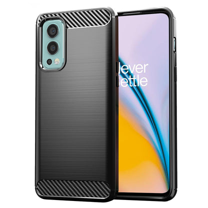 Case for OnePlus Nord 2 5G, Techsuit, Carbon, Black