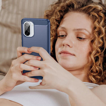 Case for OnePlus Nord CE5, Techsuit, Carbon, Blue