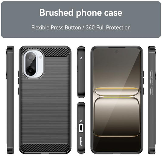 Case for OnePlus Nord CE5, Techsuit, Carbon, Black