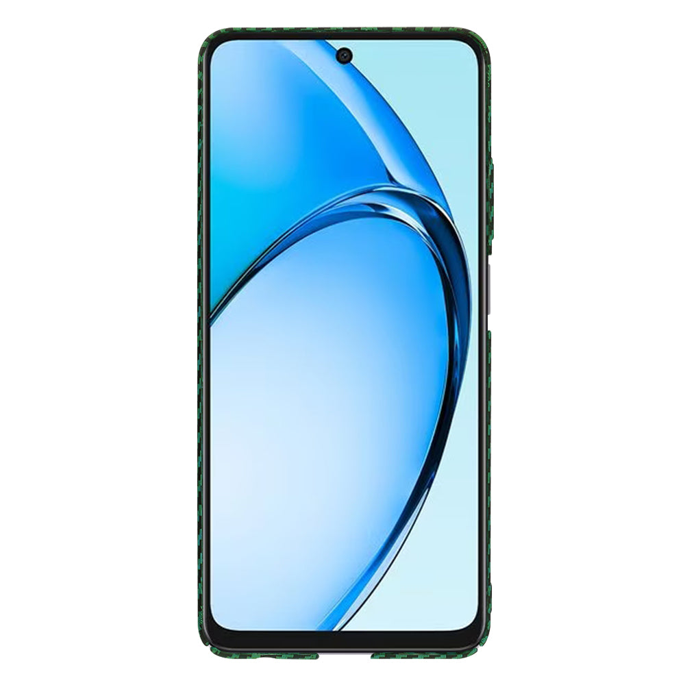 Case for Oppo A60, Techsuit, Carbonite FiberShell, Green