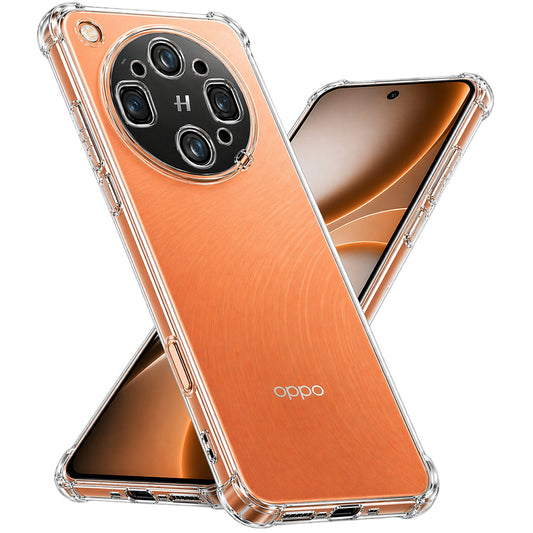 Case for Oppo Find X9 Ultra, Techsuit, Shockproof Clear, Transparent