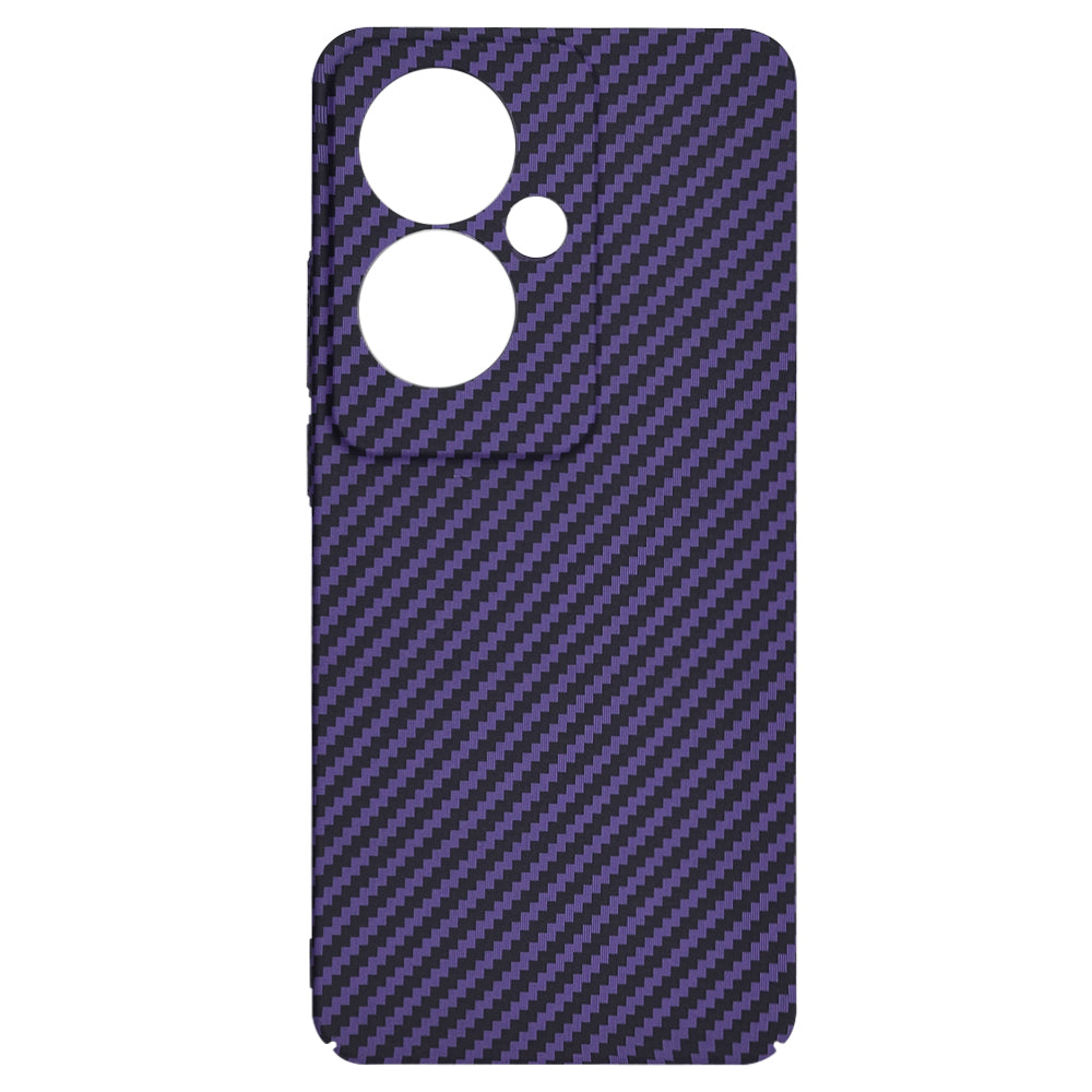 Case for Oppo Reno11 F, Techsuit, Carbonite FiberShell, Purple