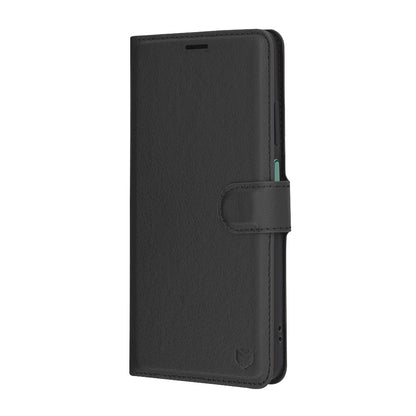 Case for Oppo Reno12 FS 5G / Reno12 FS 4G / Reno12 F 4G / Reno12 F, Techsuit, Leather Folio, Black