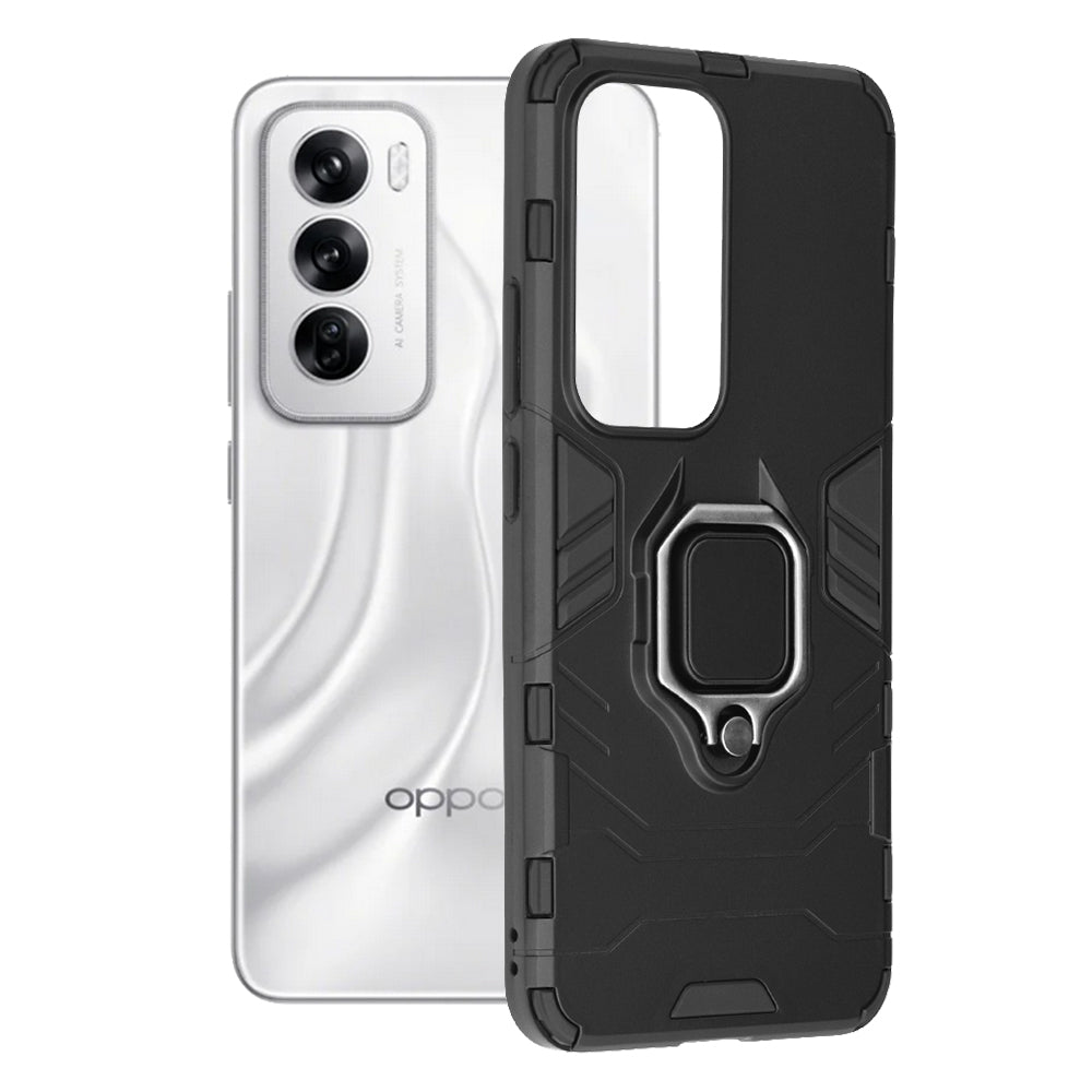 Case for Oppo Reno12, Techsuit, Shield, Black