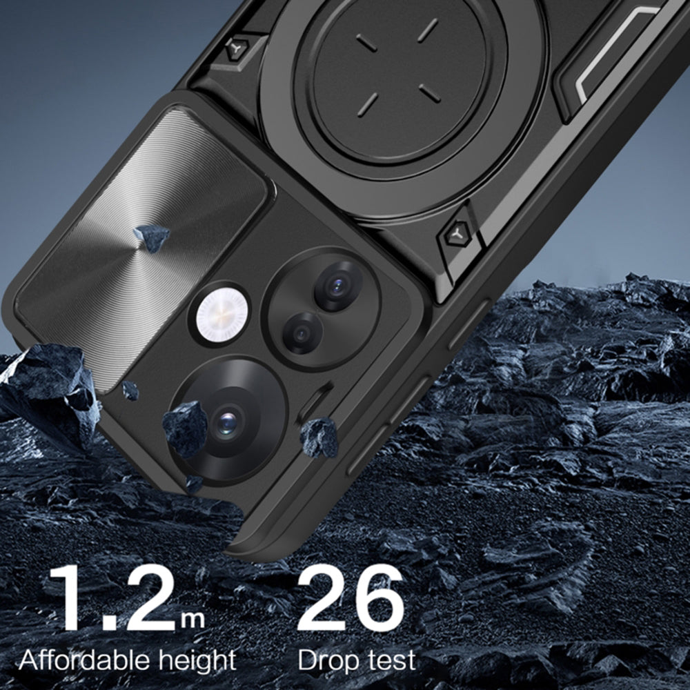 Case for Oppo Reno13 FS 5G / Reno13 F 4G / Reno13 F, Techsuit, CamGuard Pro, Blue