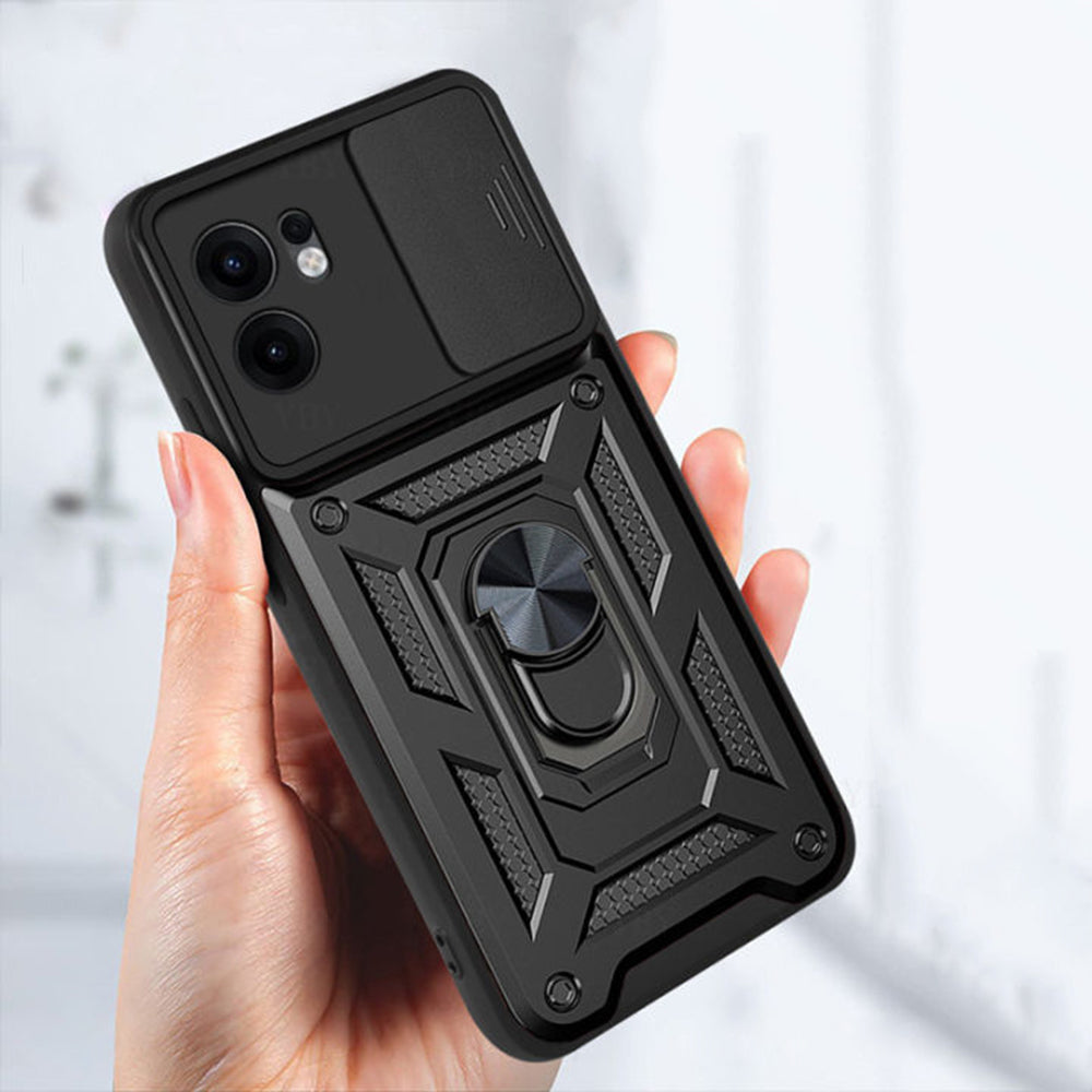 Case for Oppo Reno13 FS 5G / Reno13 F 4G / Reno13 F, Techsuit, CamShield, Blue