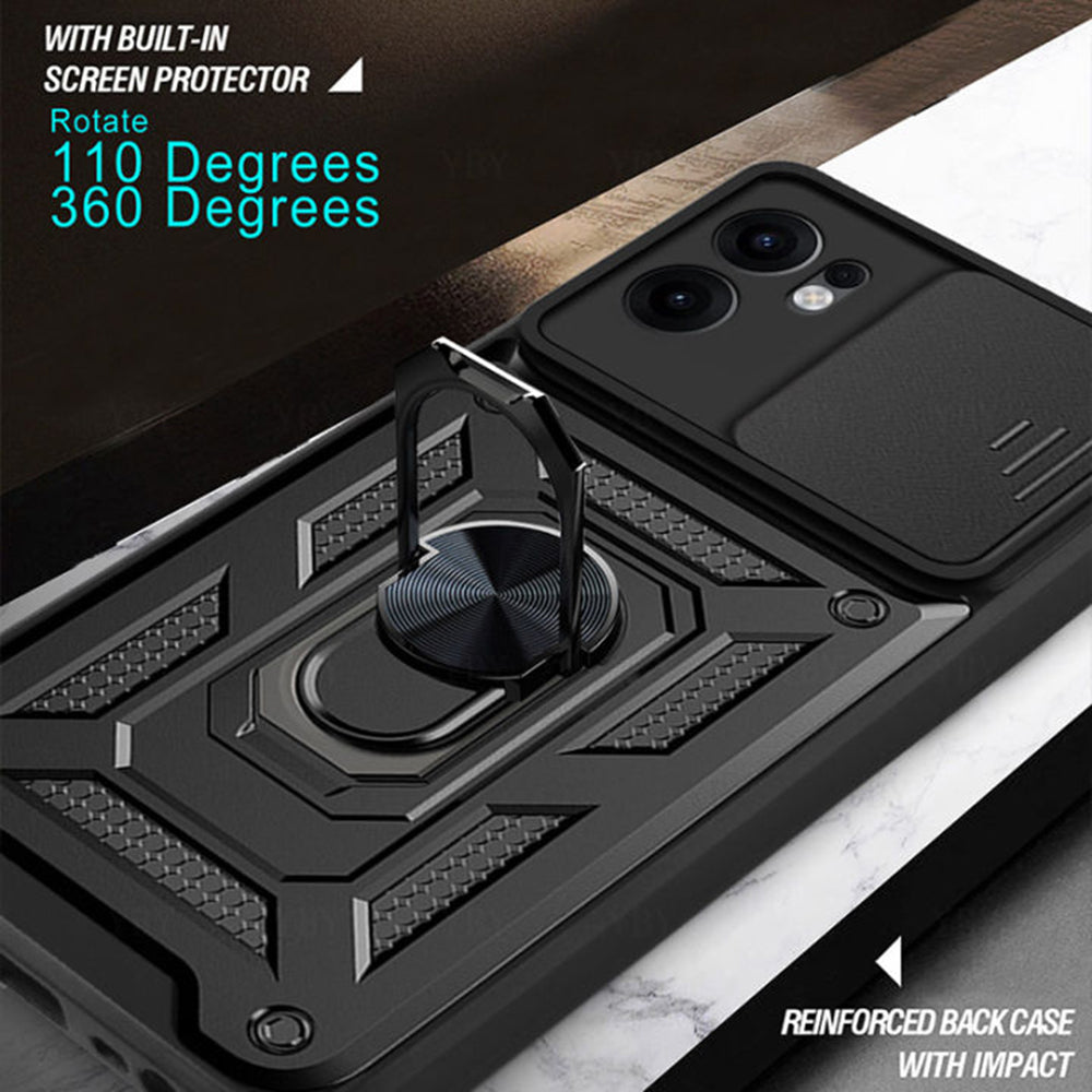 Case for Oppo Reno13 FS 5G / Reno13 F 4G / Reno13 F, Techsuit, CamShield, Blue