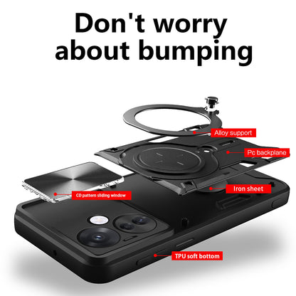 Case for Oppo Reno13, Techsuit, CamGuard Pro, Rose Gold