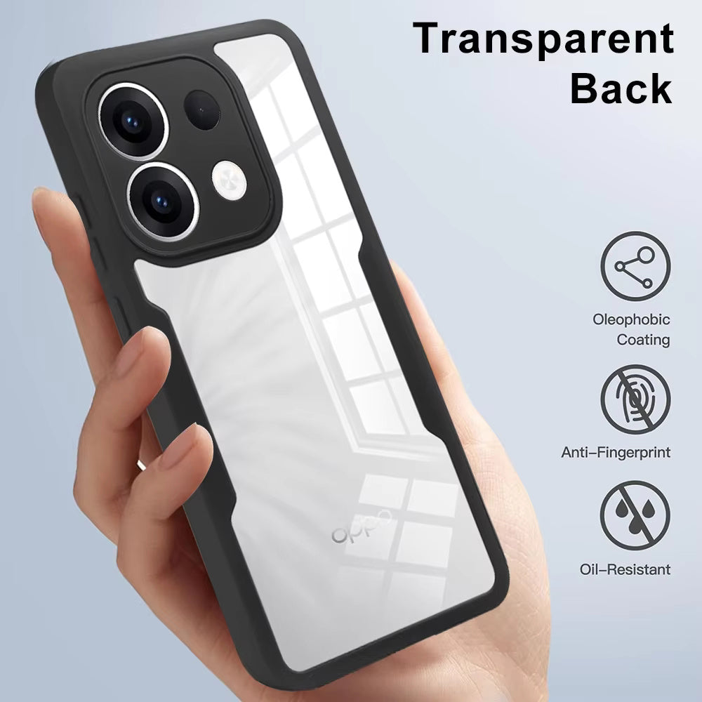 Case for Oppo Reno13, Techsuit, ColorVerse 360, Black