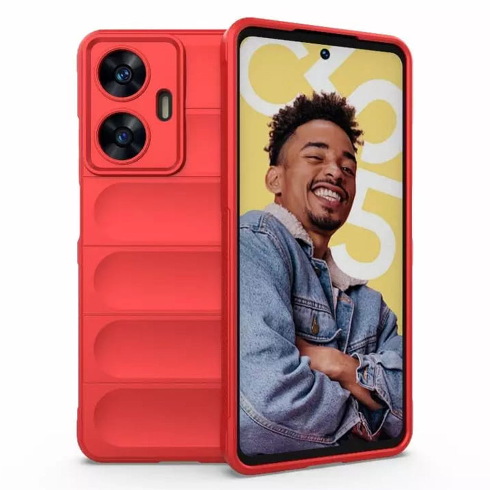 Case for Oppo Reno14 FS 5G / Reno14 F, Techsuit, Magic Shield, Red