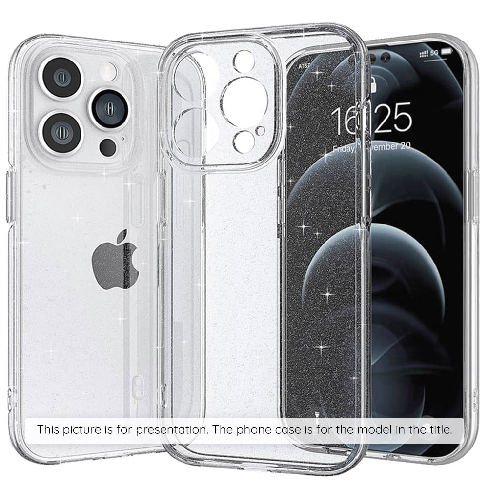 Case for Oppo Reno14 FS 5G / Reno14 F, Techsuit, SparkleSkin, Transparent