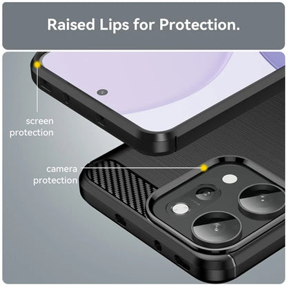 Case for Oppo Reno14 Pro, Techsuit, Carbon, Black