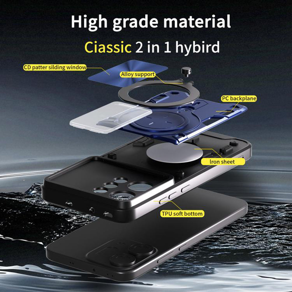 Case for Oppo Reno14, Techsuit, CamGuard Pro, Purple