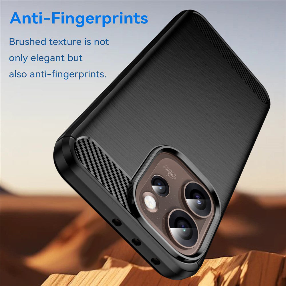 Case for Oppo Reno15 Pro Max, Techsuit, Carbon, Black