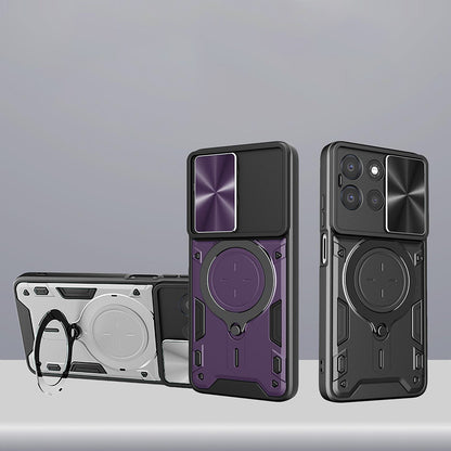 Case for Oppo Reno16 / Reno16 Pro, Techsuit, CamGuard Pro, Purple