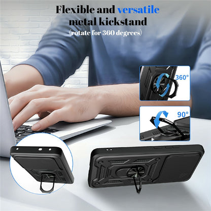 Case for Realme 16 Pro+, Techsuit, CamShield, Black