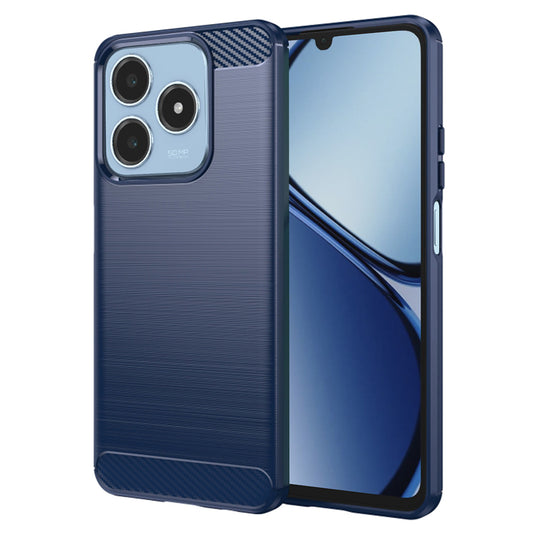 Case for Realme C63 / C61, Techsuit, Carbon, Blue