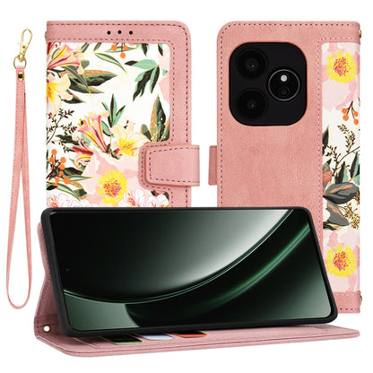 Case for Realme GT 6T / GT 6, Techsuit, FlipCraft, Pink