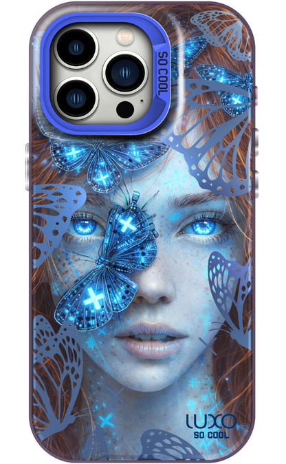 Case for Samsung Galaxy A14 A145 / A14 5G A146, LUXO So CooL, ArcadiA Butterfly Girl, Multicolor