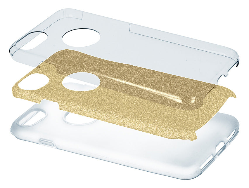 Case for Samsung Galaxy A25 A256, OEM, Glitter, Gold