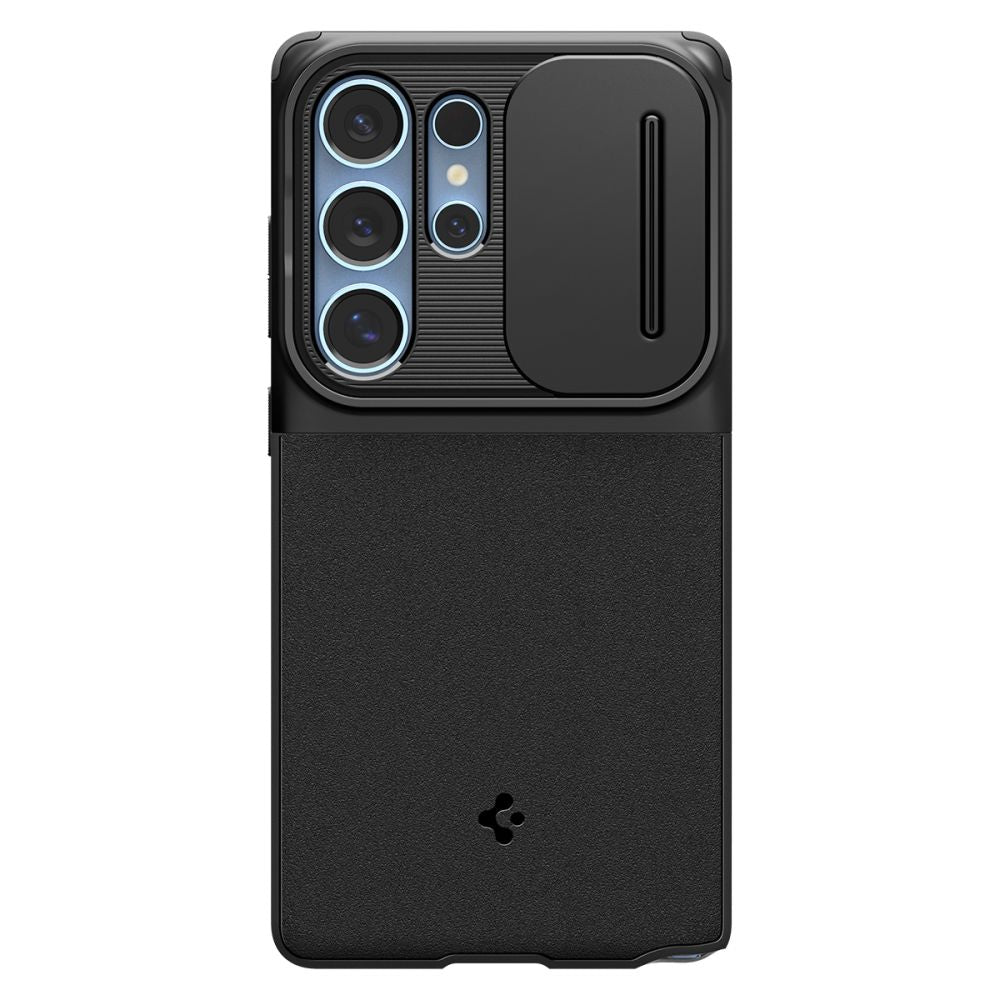 Case for Samsung Galaxy S25 Ultra S938, Spigen, OPTIK ARMOR, Black ACS08969