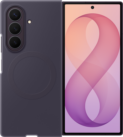 Case for Samsung Galaxy Z Fold8 Ultra F976, Silicone Magnet Case, Violet EF-EF976CVEGWW