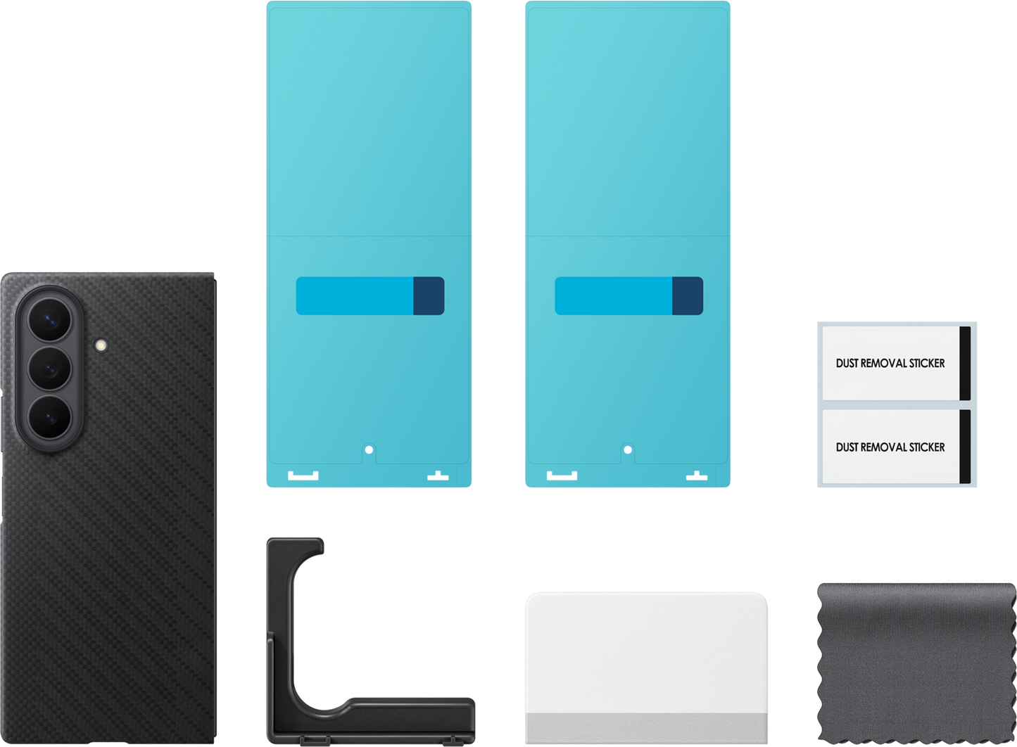 Case for Samsung Galaxy Z Fold8 Ultra F976, Carbon Magnet Case, Black EF-KF976SBEGWW