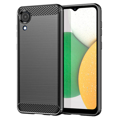Case for Samsung Galaxy A03 Core A032, Techsuit, Carbon, Black