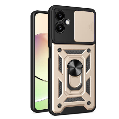 Case for Samsung Galaxy A06 A065, Techsuit, CamShield, Gold