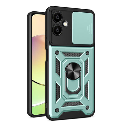 Case for Samsung Galaxy A06 A065, Techsuit, CamShield, Green