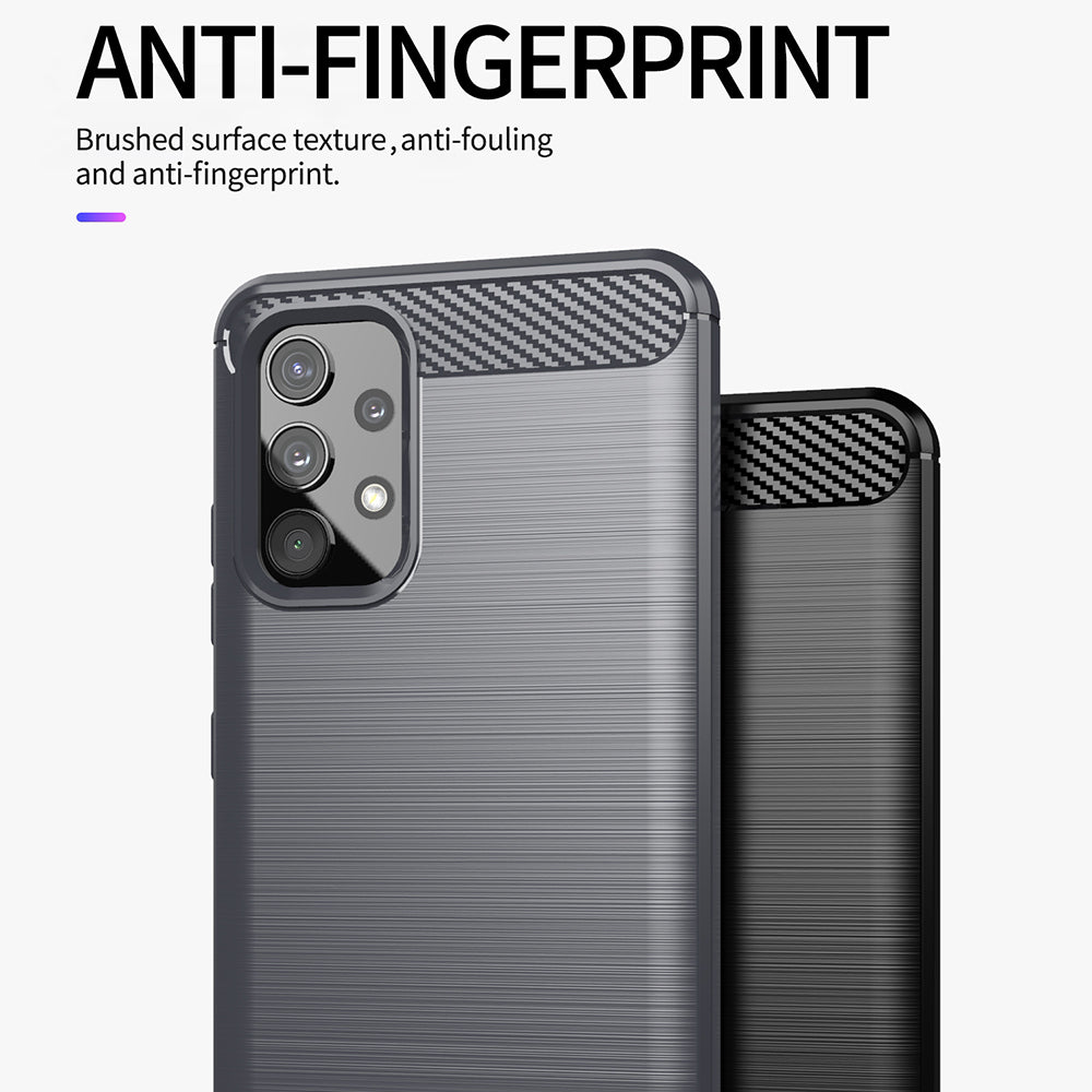 Case for Samsung Galaxy A13 A135, Techsuit, Carbon, Black