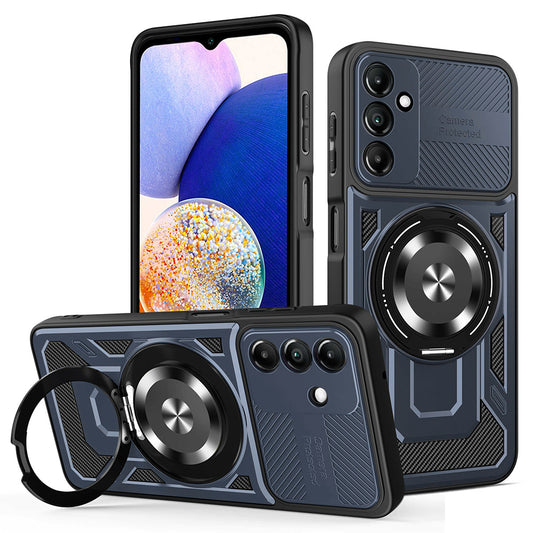 Case for Samsung Galaxy A14 A145 / A14 5G A146, Techsuit, RuggedCam, Blue