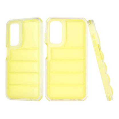 Case for Samsung Galaxy A15 5G A156 / A15 A155, Techsuit, Wave Shield, Yellow
