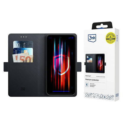 Case for Samsung Galaxy A17 4G / A17 5G, 3MK, Wallet, Black