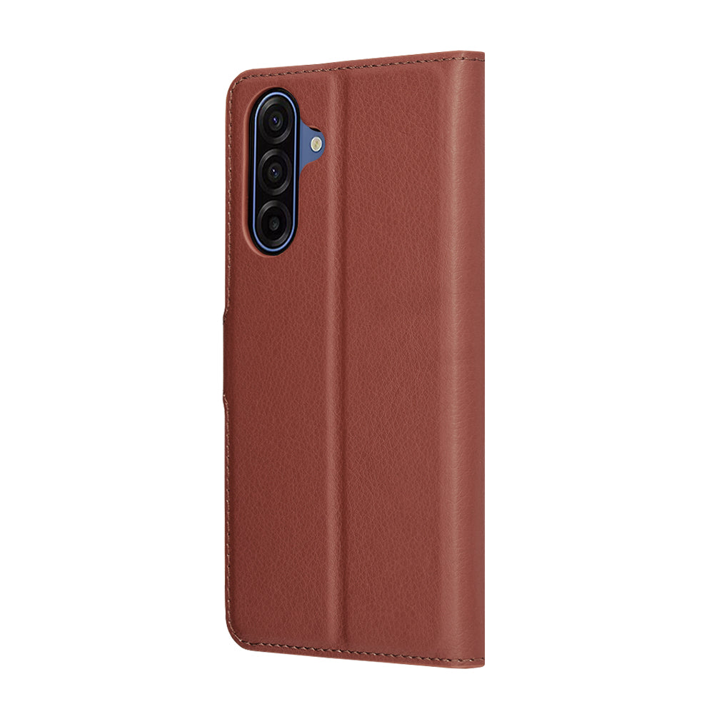 Case for Samsung Galaxy A17 4G / A17 5G, Techsuit, Leather Folio, Brown