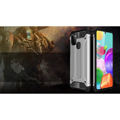 Case for Samsung Galaxy A21s A217, Techsuit, Hybrid Armor, Black