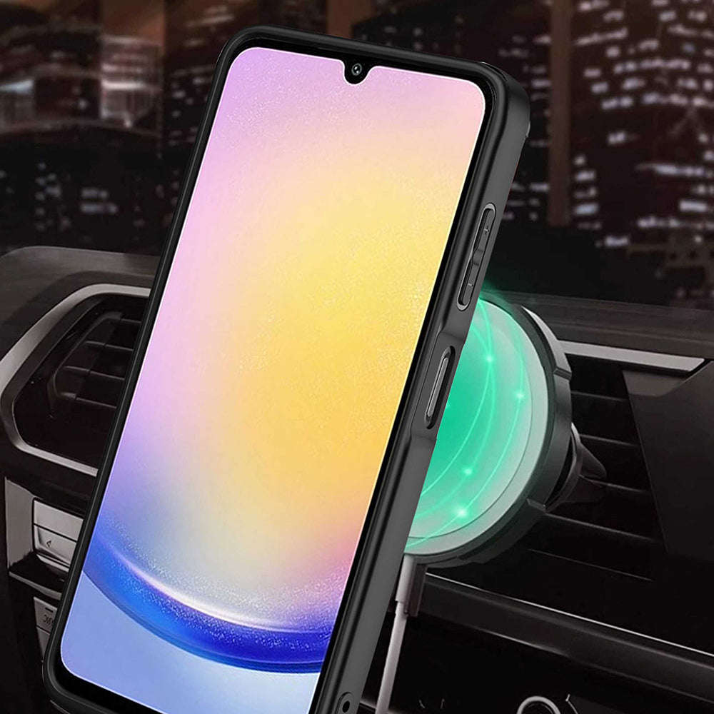 Case for Samsung Galaxy A25 A256, Techsuit, RuggedCam, Purple