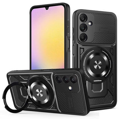 Case for Samsung Galaxy A25 A256, Techsuit, RuggedCam, Black