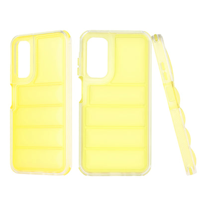 Case for Samsung Galaxy A25 A256, Techsuit, Wave Shield, Yellow