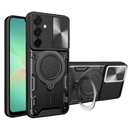 Case for Samsung Galaxy A26 A266, Techsuit, CamGuard Pro, Black