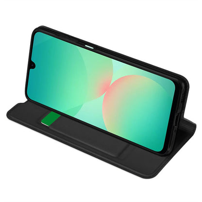 Case for Samsung Galaxy A26 A266, Techsuit, Magskin Book, Black
