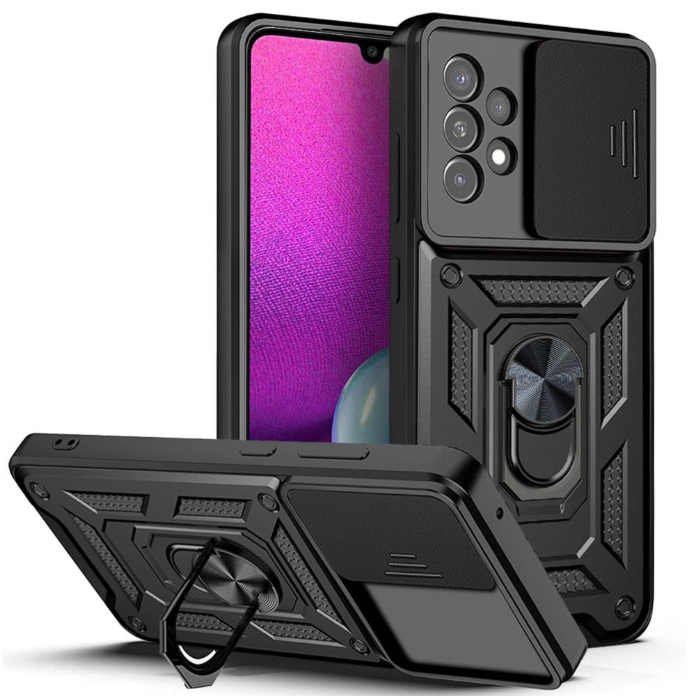 Case for Samsung Galaxy A33 5G A336, Techsuit, CamShield, Black