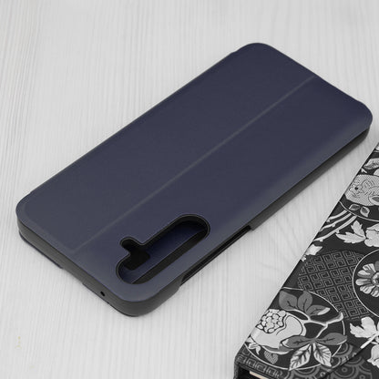 Case for Samsung Galaxy A35 5G A356, Techsuit, eFold, Dark Blue