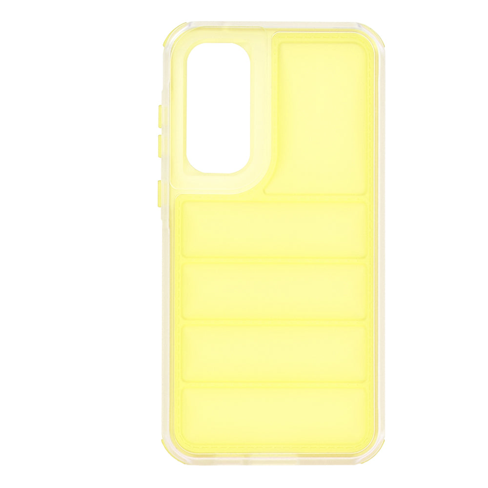 Case for Samsung Galaxy A35 5G A356, Techsuit, Wave Shield, Yellow