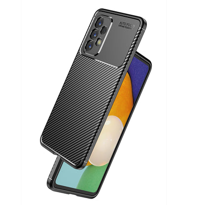Case for Samsung Galaxy A53 5G A536, Techsuit, CarbonFiber, Black