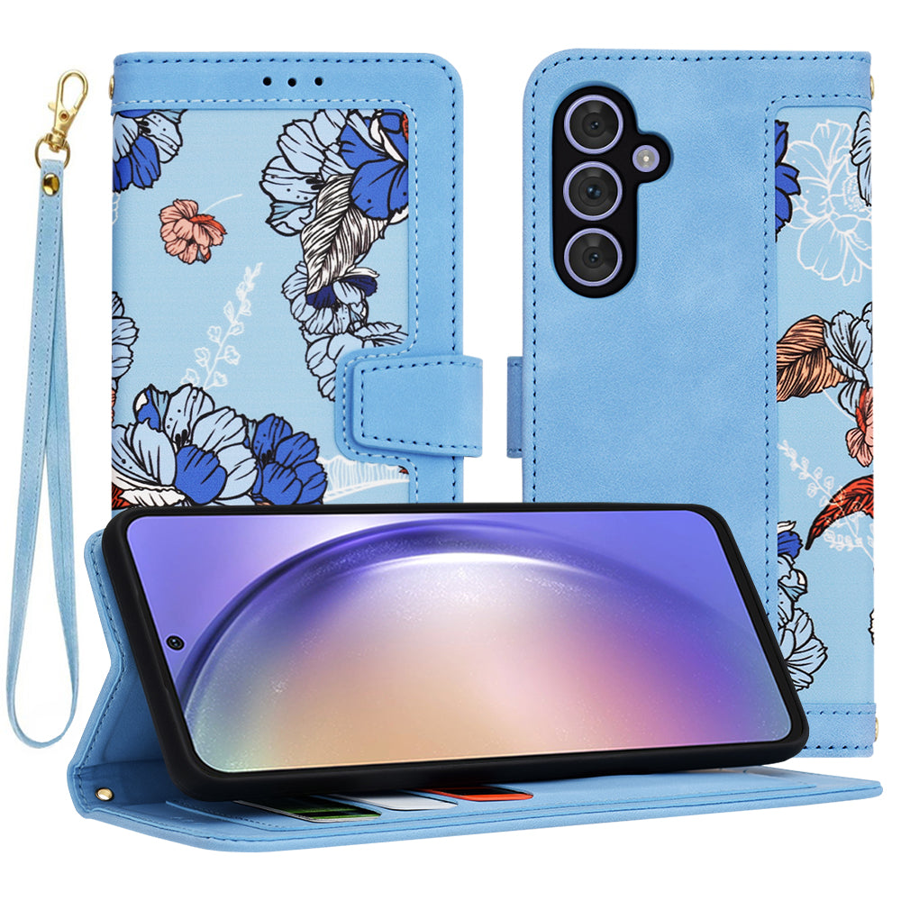 Case for Samsung Galaxy A54 A546, Techsuit, FlipCraft, Blue